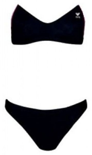 TYR Microback Bikini mit weißen Trägern BSTS7A