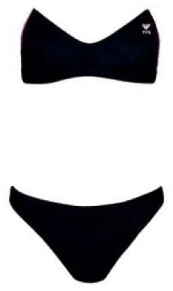 TYR Microback Bikini mit weißen Trägern BSTS7A