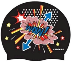 Maru Schwimmkappe Wow Printed Silicone Hat A4682