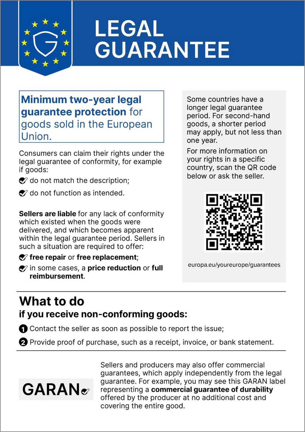 Warranty and Guarantee in German Law